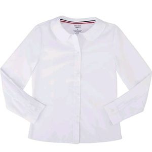 Bundle- Girls poplin school uniform blouse sz 10 and sz12